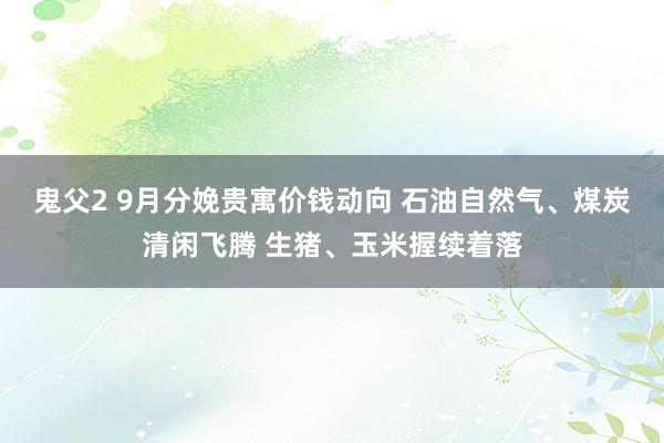 鬼父2 9月分娩贵寓价钱动向 石油自然气、煤炭清闲飞腾 生猪、玉米握续着落