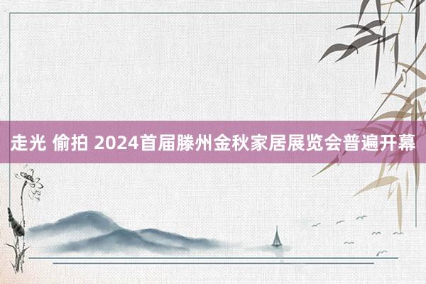 走光 偷拍 2024首届滕州金秋家居展览会普遍开幕