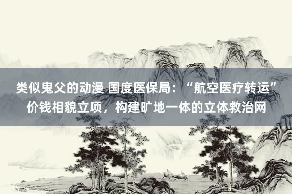 类似鬼父的动漫 国度医保局：“航空医疗转运”价钱相貌立项，构建旷地一体的立体救治网