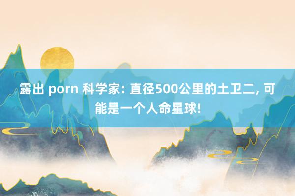 露出 porn 科学家: 直径500公里的土卫二， 可能是一个人命星球!