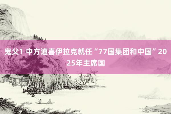 鬼父1 中方道喜伊拉克就任“77国集团和中国”2025年主席国